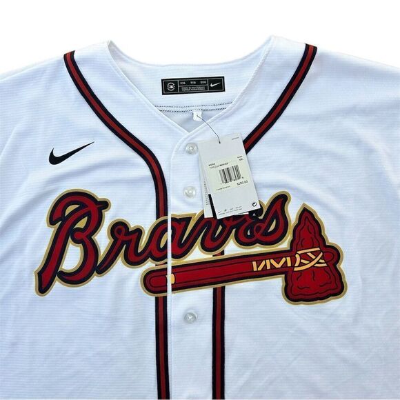 Atlanta Braves 2021 World Series Champs Ozzie Albies Jersey 2XL White - Picture 3 of 5